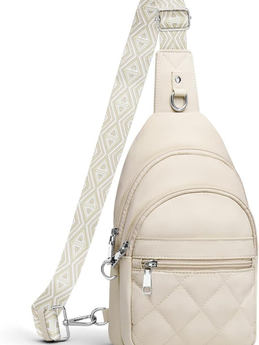 Stylish Anti-Theft RFID Sling Bag for Women - Travel Crossbody Nylon Purse